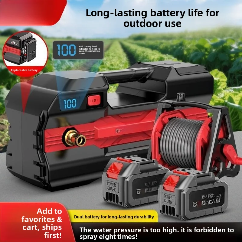 Cordless Self Priming Water Pump Portable Rechargeable for Garden Watering Tool Outdoor Use