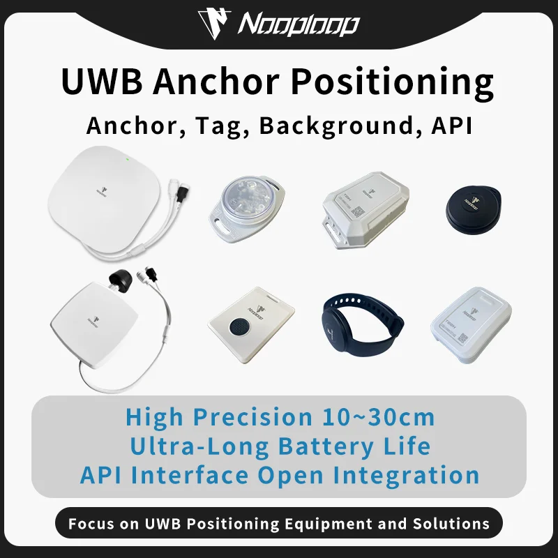 IPS Anchor Positioning System UWB Indoor Real-Time High-Precision Ultra-Wideband Tags RTLS Personnel Materials Forklift