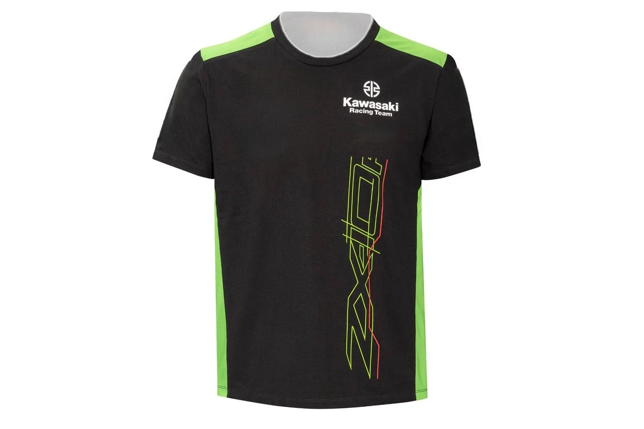 

Kawasaki мотоциклетная гоночная команда для мужчин и женщин футболка с круглым вырезом Wsbk Team-Colors Streetstyle свободные повседневные топы для мотокросса для любителей мотоциклов