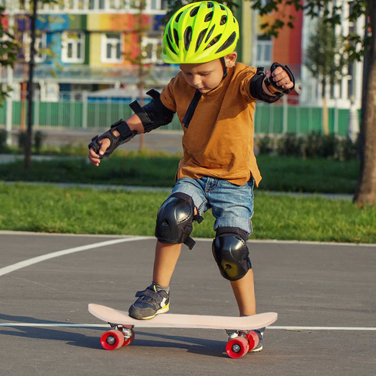 

Blank Skateboard Deck Sturdy Wooden Double Side Replacement Deck for DIY Painting Graffiti Kids Skateboarding Skateboard Decks