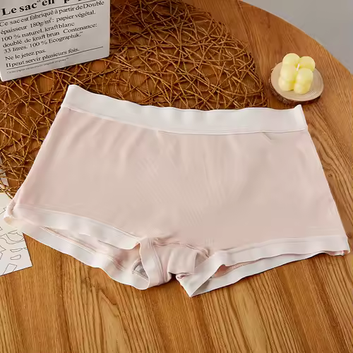 BANNIROU 1Pcs Mid-Rise Seamless Women's Boyshort Safety Knickers Pants Panties For Woman Intimates Female Underwear Lingerie - Image 7