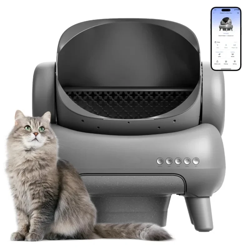 2026 Large Low noise Odor Eliminator App Control Intelligent Electric Self Cleaning Smart Automatic Cat Litter Box