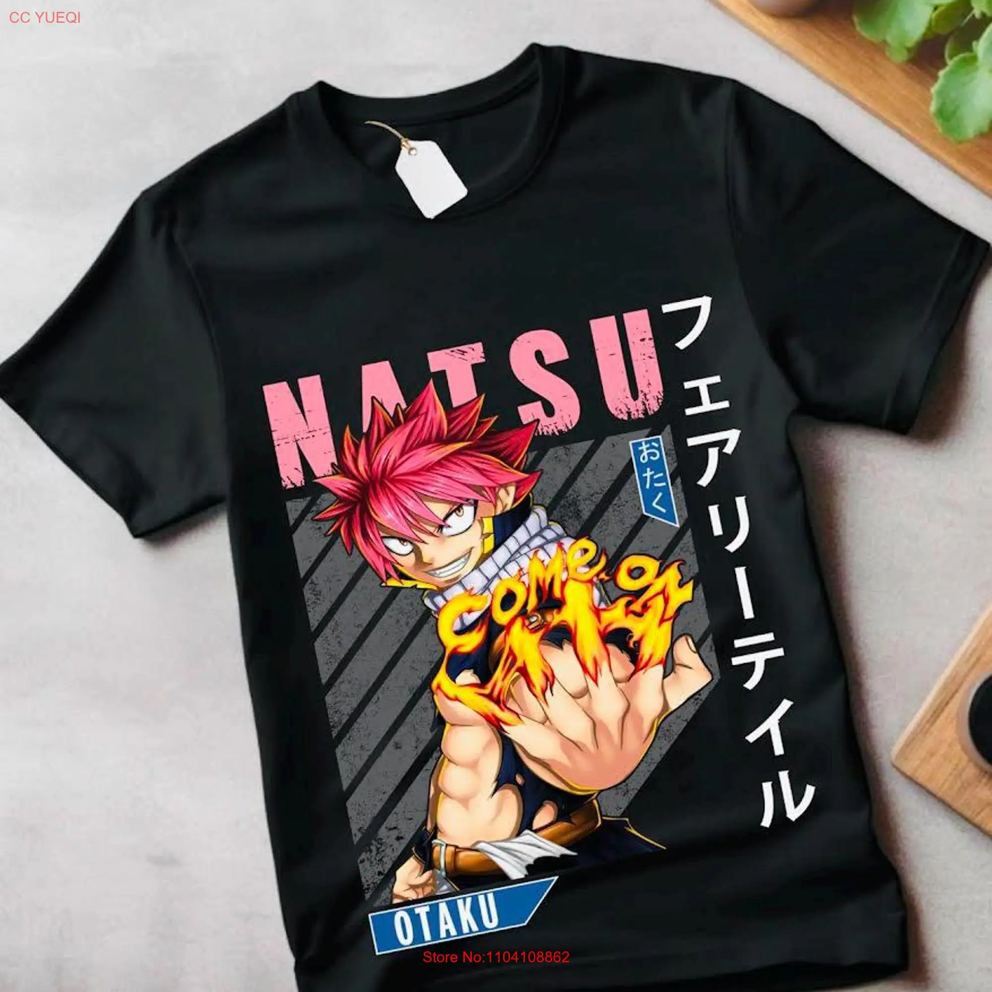 Fairy Tail Natsu Dragneel T Shirt Gray Fullbuster Gajeel Redfox Guild Happy Iron Dragon Slayer Slayers Anime