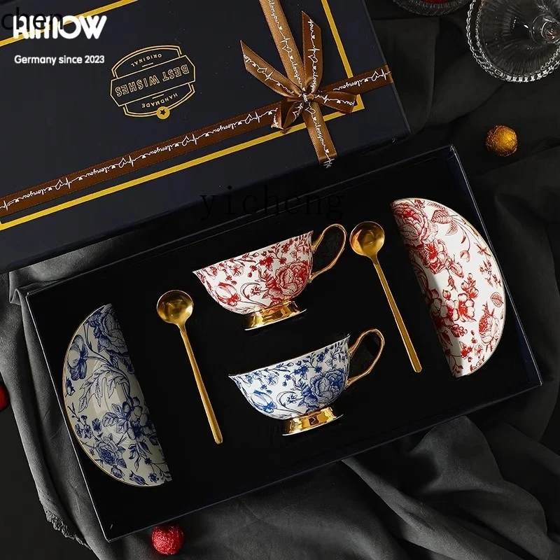 Afbeelding 3: HXL keramische koffiekopje afternoon tea theeservies bruiloft housewarming cadeau