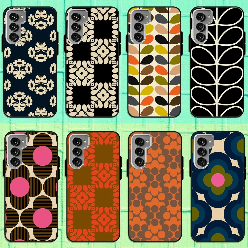 

Luxury Multi Stem Orla Kiely Folio Phone Case For Samsung Galaxy S22 S23 S24 S30 Note 20 10 Plus Lite FE ULTRA Shell