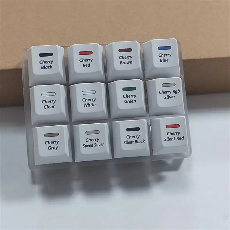 Teclados U55C Cherry MX Tester Design chanfro liso nas bordas