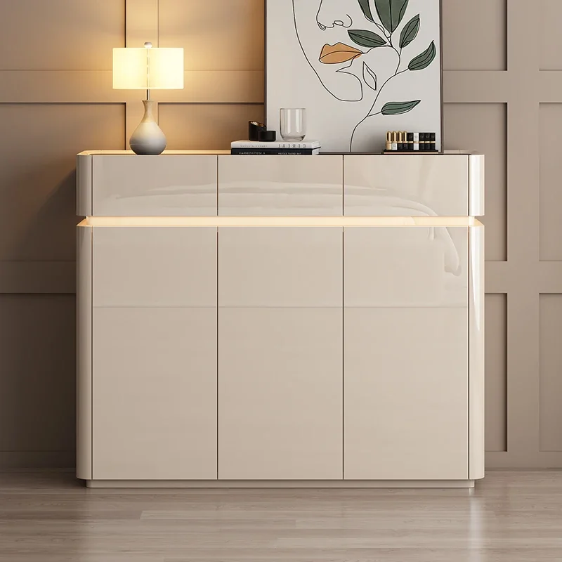 

Designer Nordic Shoe Cabinet Organizer Storage Mobile Display Luxury Box Shoe Shelf Vertical Archivadores Entrance Furniture