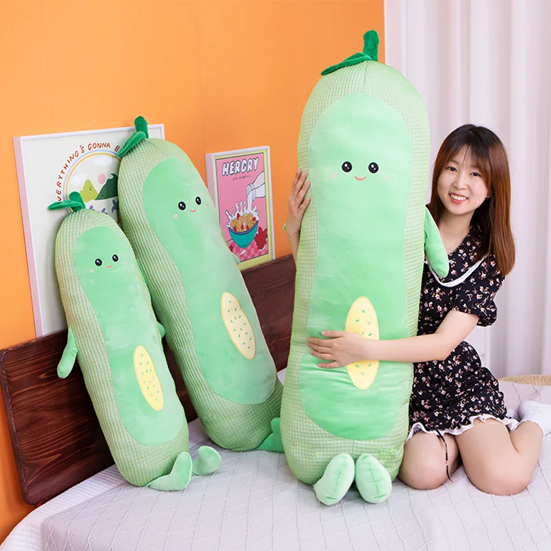 90/110/130cm Fresh green cool cantaloupe pillow for children's birthdays