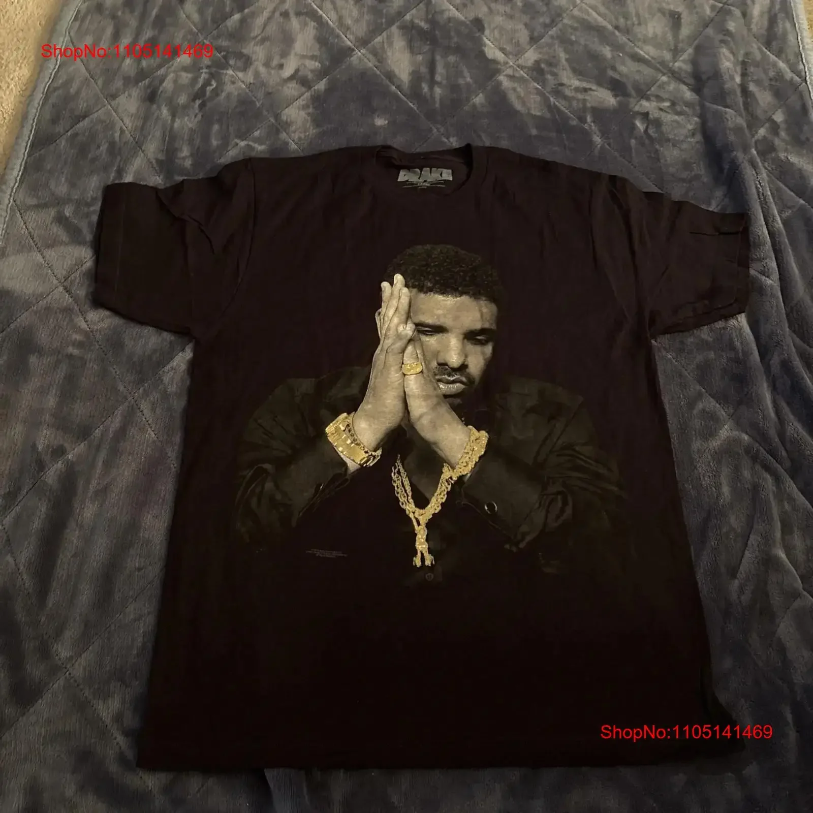 دريك 2012 بعيدا من المنزل جولة تي شيرت الرجال أسود كبير NWOT خمر غسلها مصمم الملابس امتدت قليلا تنوعا
