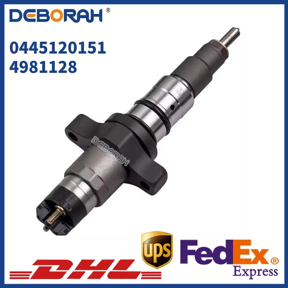 

Common Rail Diesel Fuel Injector 0445120151 4981128 Injector Nozzle For Bosch For Cummins