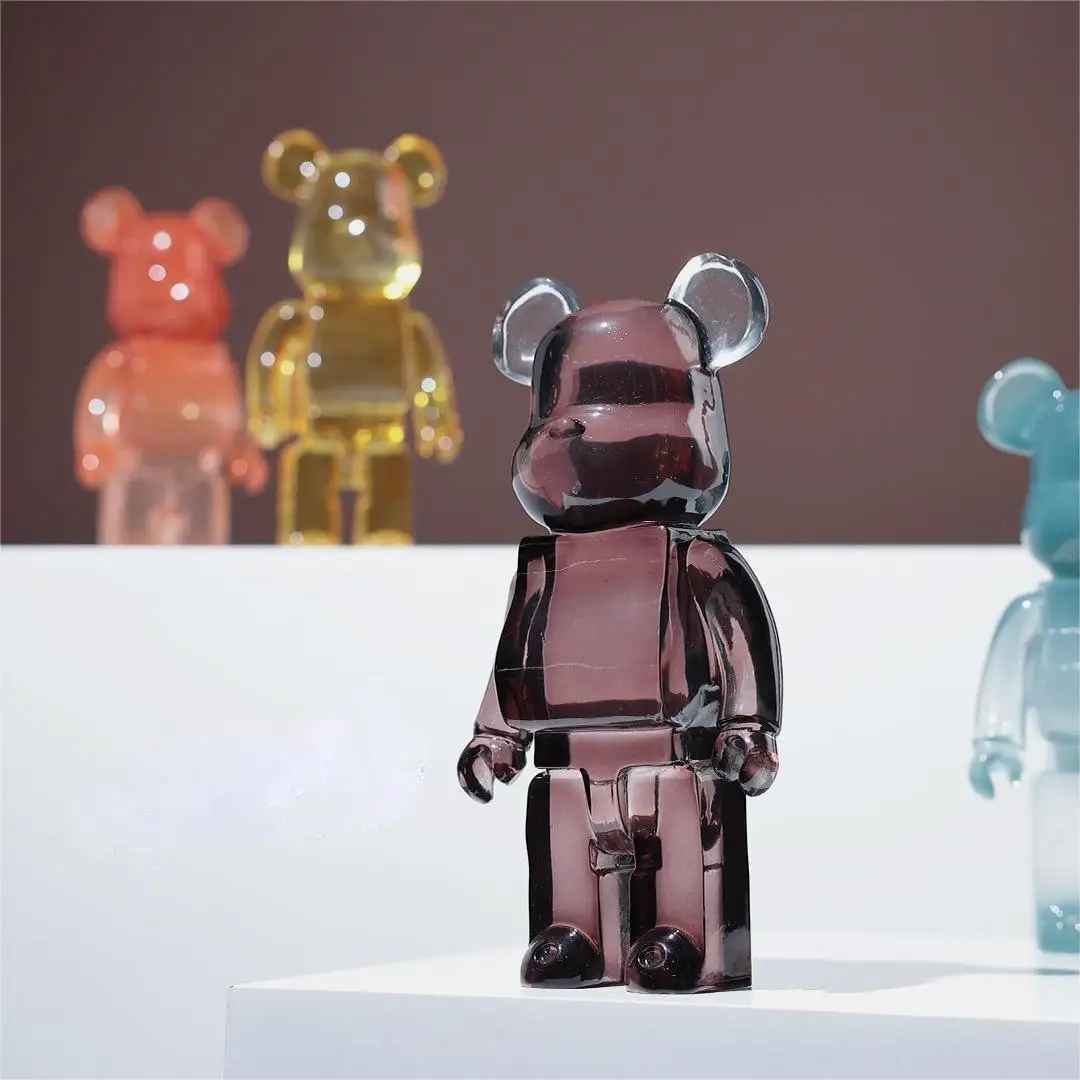

Adorable Violent Bear Resin Figurines Cartoon Internet Celebri Collectible Items Trendy Play Scene Props Blind Box Dollhouses
