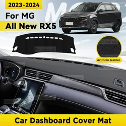 Dashboard Cover Mat Protective Pad  For MG ALL NEW RX5 2023 2024 Car Accessories Dash Board Sunshade Anti-UV Carpet Dashmat