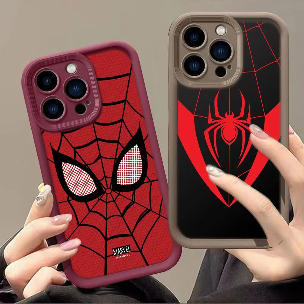 Spiderman Head Mask Phone Case For Huawei MATE 20 30 40 P20 P30 P40 P50 NOVA 5I 7 10 SE PRO Silicone Case Funda Coque Shell Capa