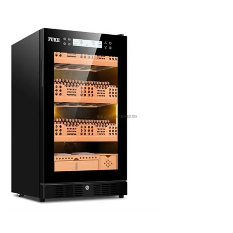 

Fuke FK - 28 c2 intelligent constant temperature, humidity and frost - free gather wood shelf cigar cabinet