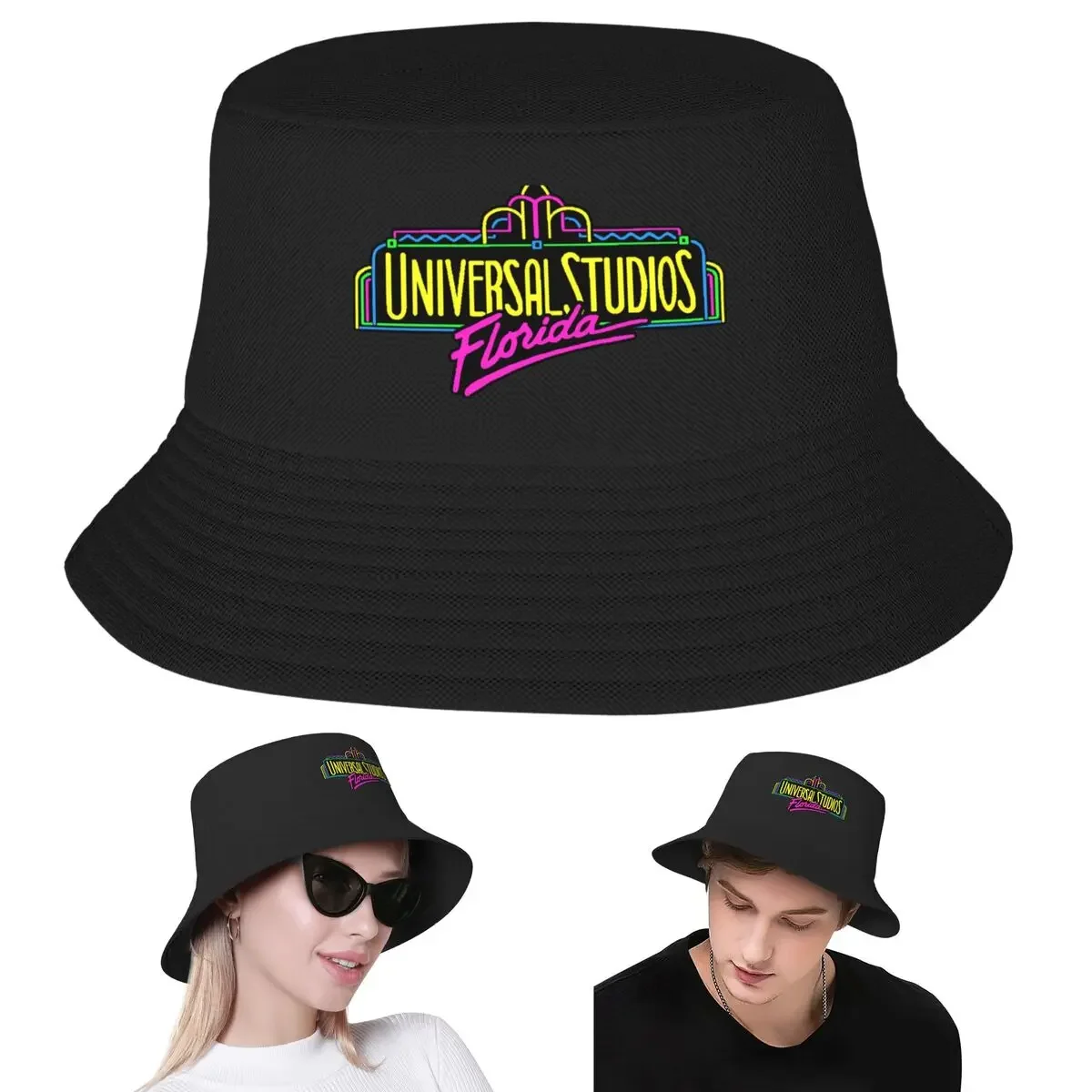 Universal Studios Florida V2 Bucket Hat Panama Bob Hats Outdoor Fashion Autumn For Summer Beach Fishing Unisex Fisherman Caps