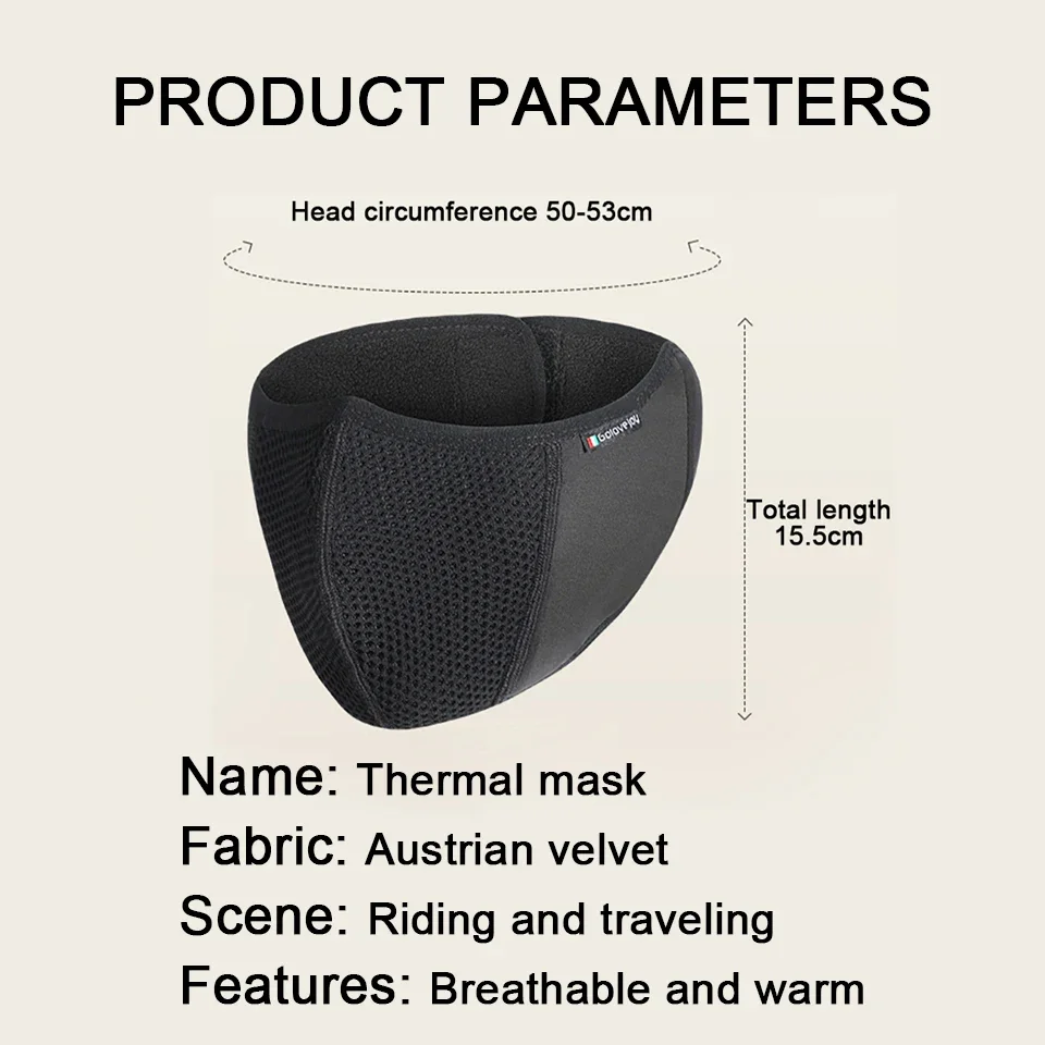 Maschera facciale invernale scaldacollo visiera ciclismo maschera in pile antivento copertura termica per il viso passamontagna antipolvere sport