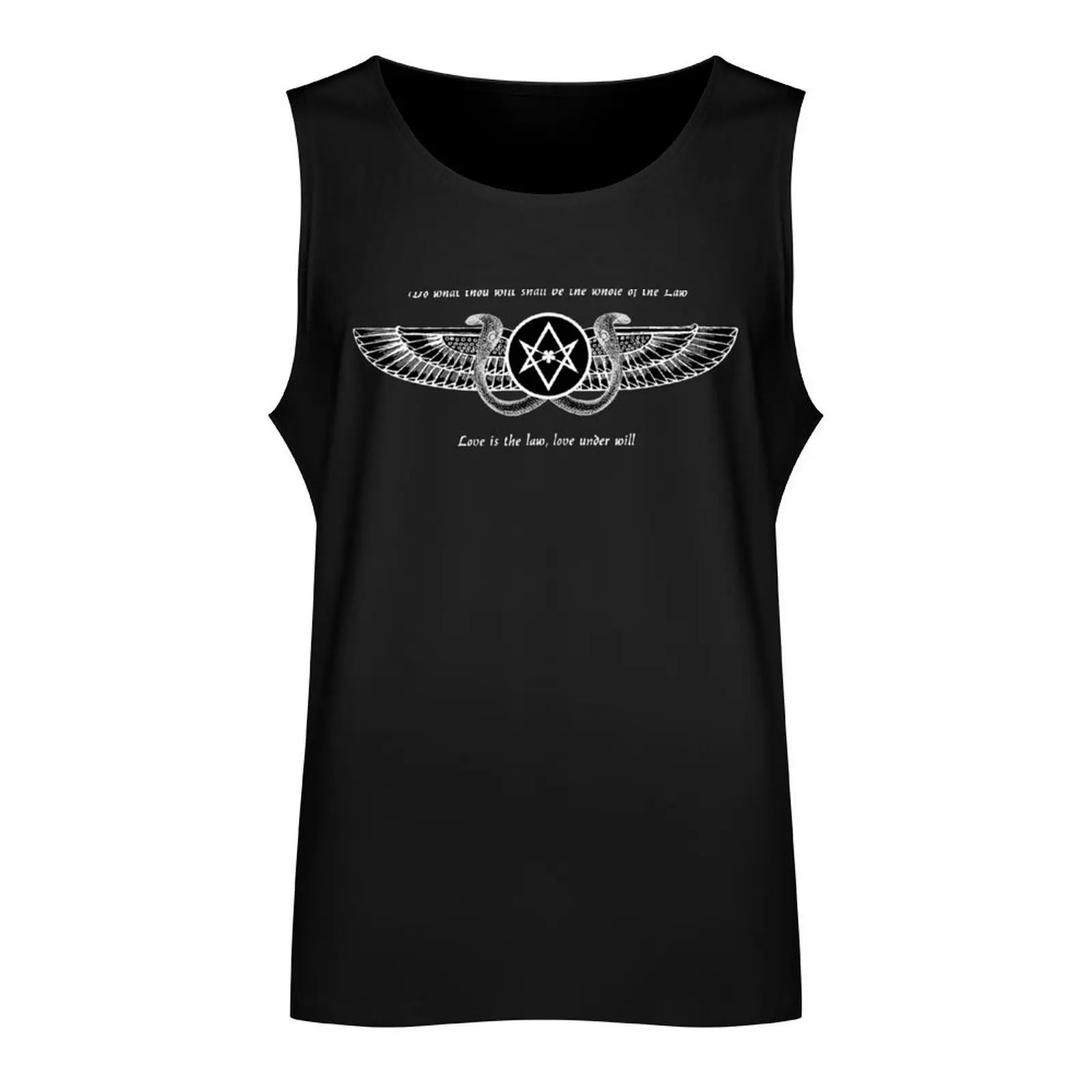 Unicursal Hexagram Hadit Tank Top gym t shirt men sleeveless gym shirt man fitness