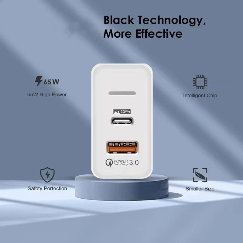 12 واط PD شاحن الهاتف المحمول 2.4A LED شحن رئيس مناسبة لابل 17 هواوي Xiaomi شحن سريع رئيس شاحن السفر 2026