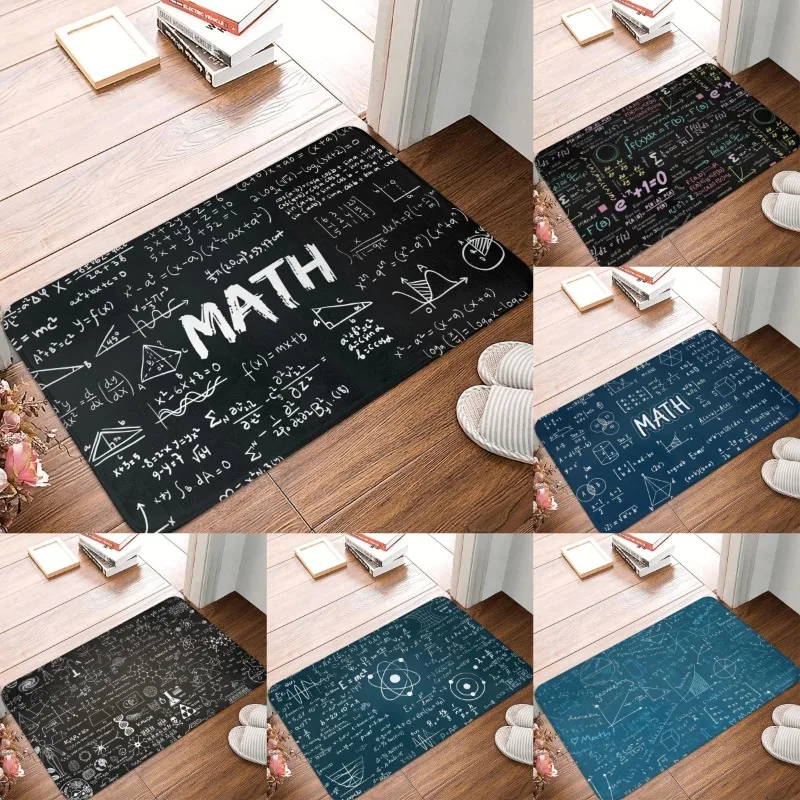 رموز الرياضيات عدم الانزلاق سريعة الجافة ممسحة صيغ الفيزياء الكيميائية تصميم المعلم طالب هدية الحمام مدخل السجاد البساط
