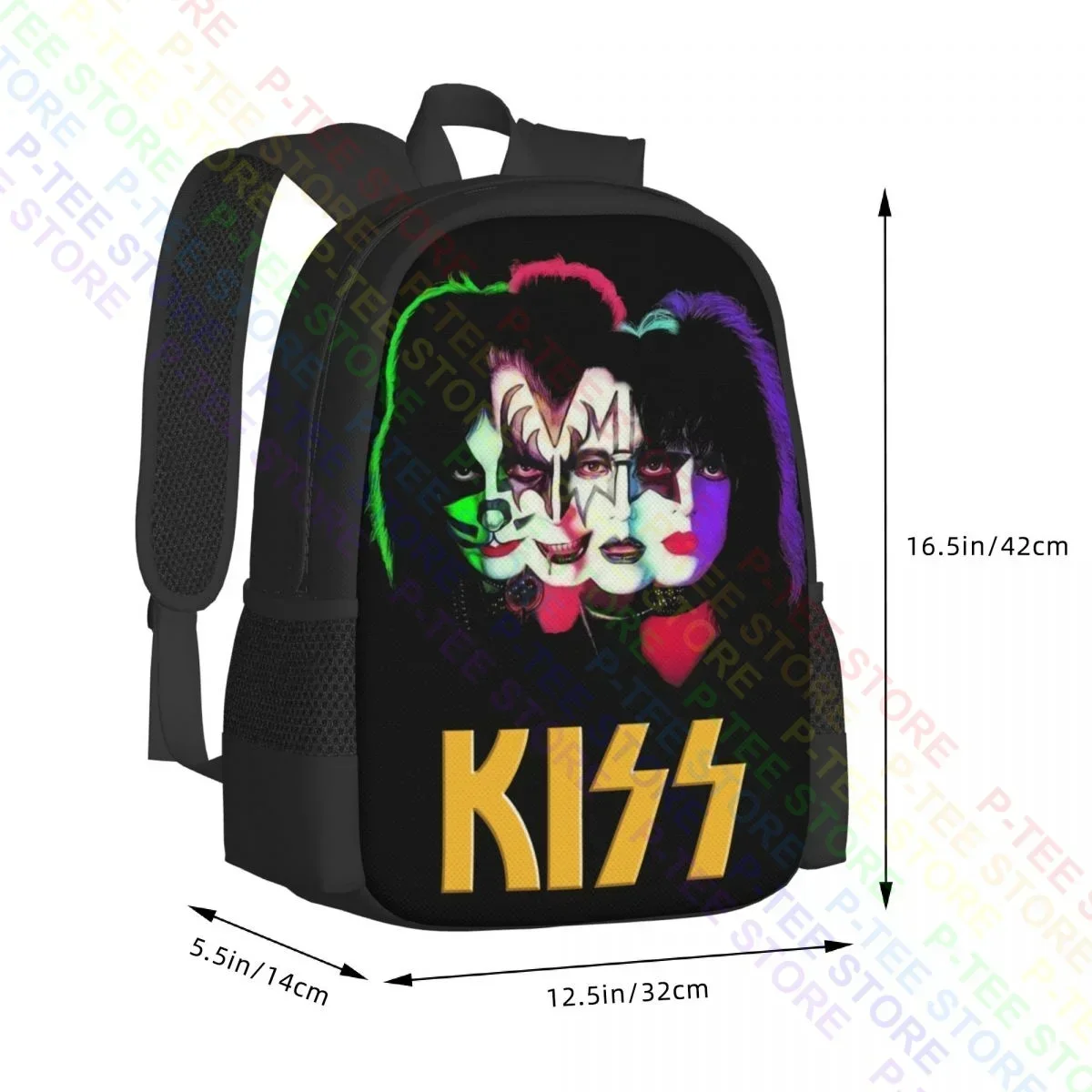 Kiss Band End Of The Road Kiss Artwork Kiss BandMochila Impressão de grande capacidade Impressão 3D