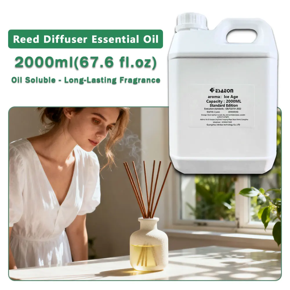ESAEON Vine Diffuser Replenishes Oils, Aroma Reed Diffuser Oil, Essential Oil Scent Luxury Hotel Perfume - 2000ML (67.6 fl.oz)