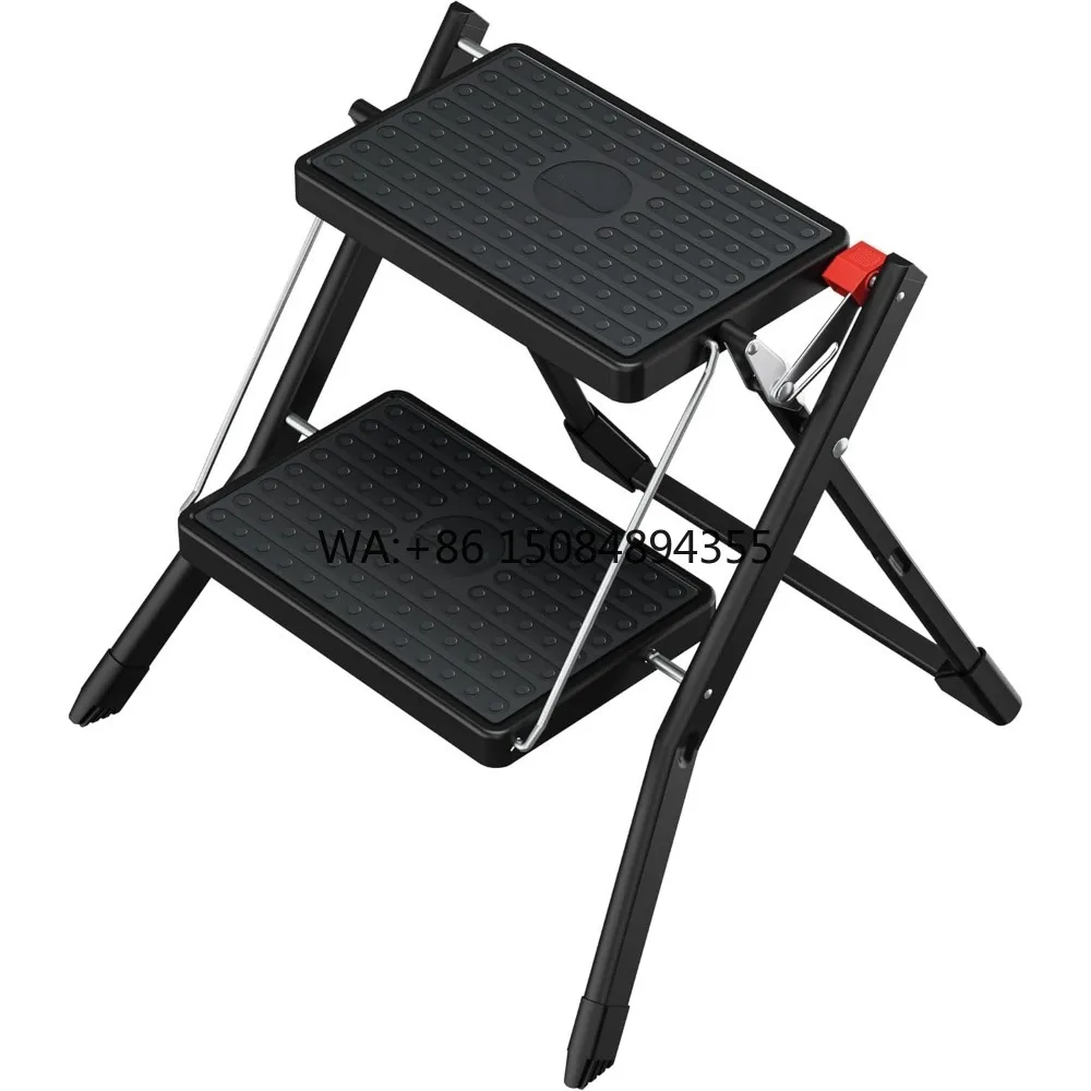 deliladder-mini-steel-stepladder-2-tier-foldable-lightweight-step-stool-en131-certified-home-use