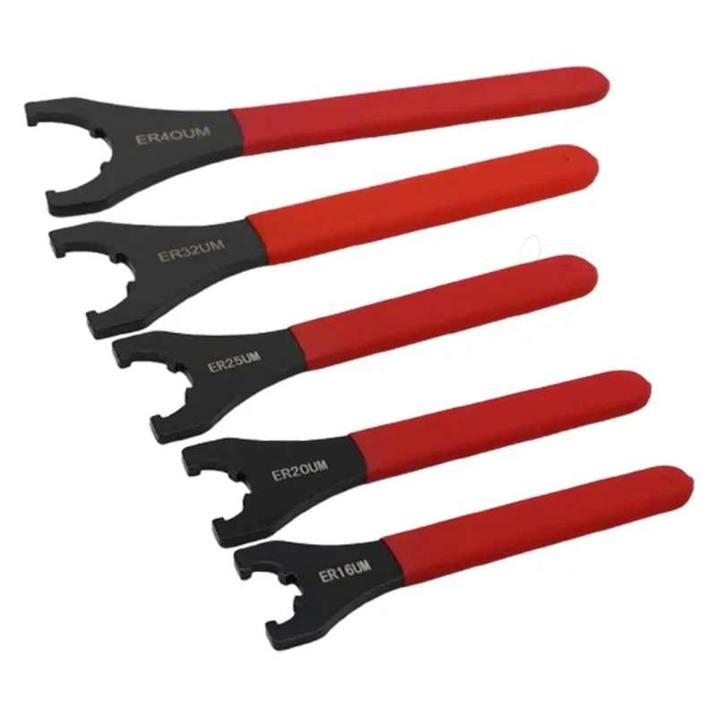 1PC UM Type ER Spanner ER16 ER20 ER25 ER32 ER40 ER50 Collet Chuck Spindle Nut Wrench CNC Lathe Milling Tool