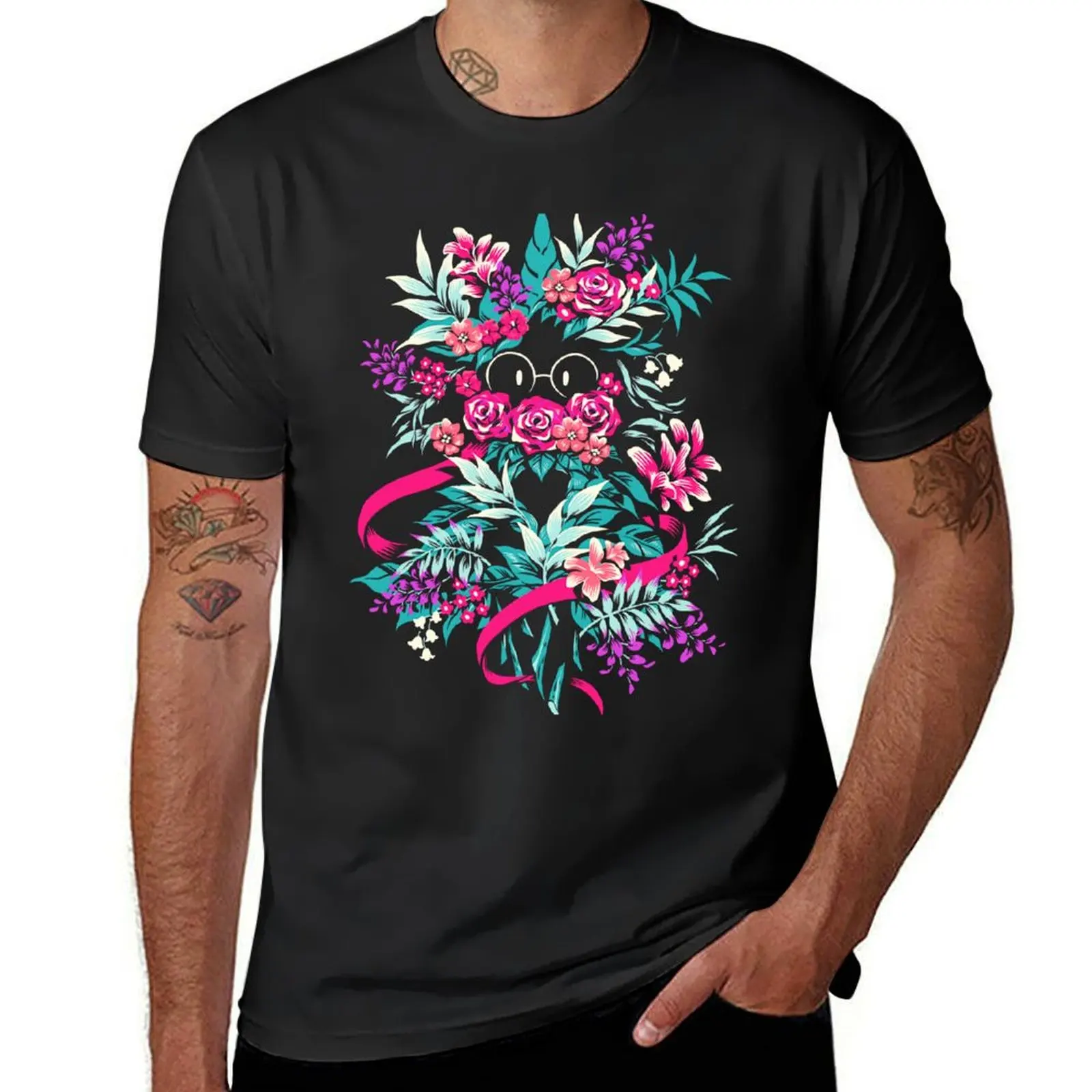 

Deltarune Spamton Merch Ralsei Floral Shirt T-Shirt