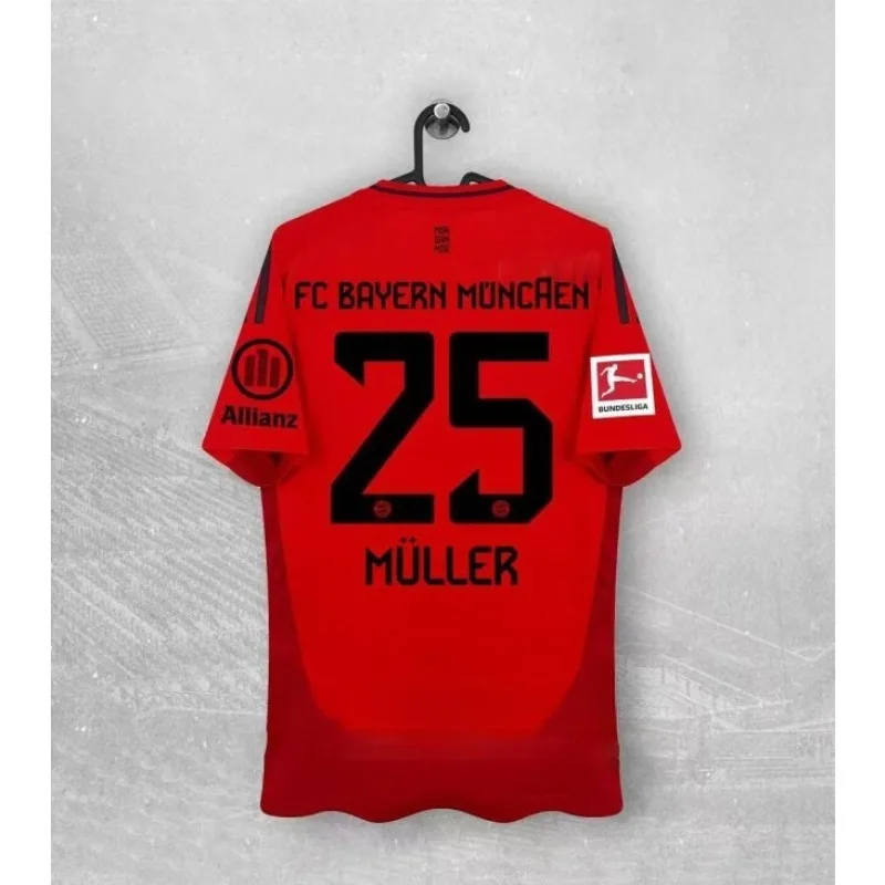 24_25 Bayern München No.25 Home Football Edition Fans Mode Sport Casual T-Shirt Herren Damen Kinder Top