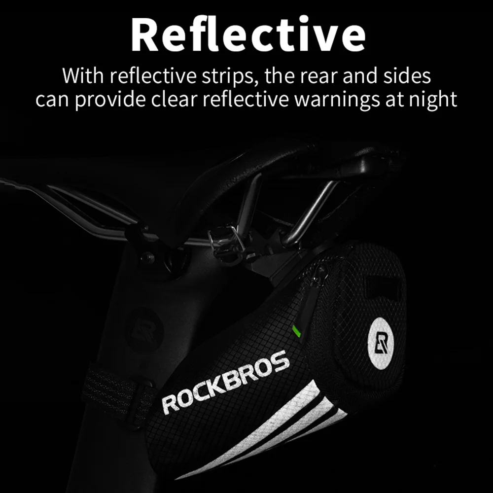 Fahrrad Schwanz Tasche Sattel Tasche Fahrrad Hinten Sitz Tasche Reflektierende Radfahren Reparatur Werkzeug Tasche MTB Rennrad Sattelstütze Tasche Gepäck Träger