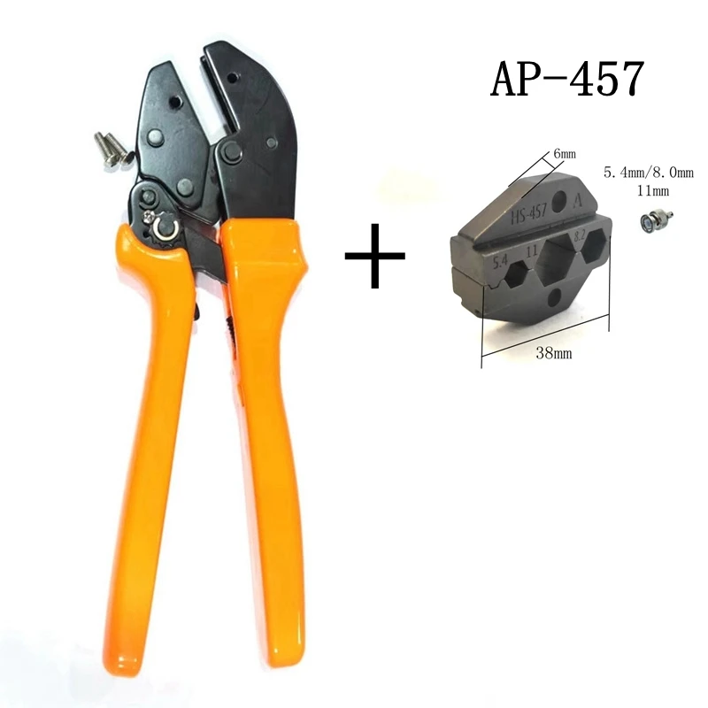 

AP-457 AP-03B AP-02H AP-02H1 AP-04WFL AP-26TW Europ Style Ratchet Crimping Tool New Generation of Energy Saving Crimping Plier