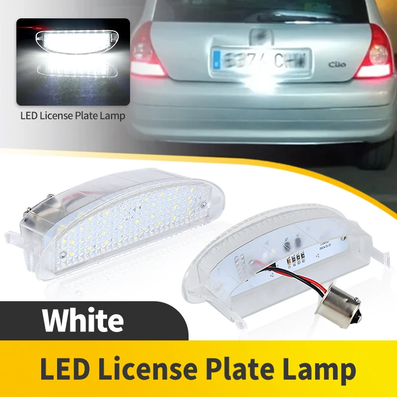 10pcs-pour-renault-clio-mk2-1998-2006-twingo-1993-2007-eclairage-de-plaque-d'immatriculation-led-pour-voiture-lampe-blanche-ensemble-d'eclairage-de-plaque-d'immatriculation