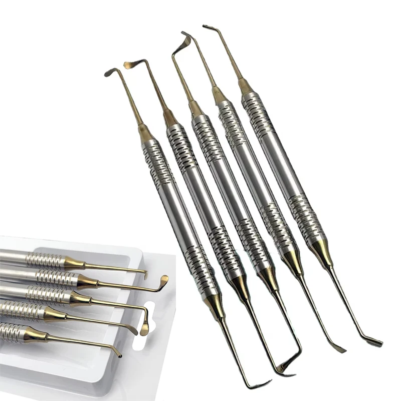 

Professional Dental Implant Sinus Lift Elevator Set Double Ended Surgical Tool Kit Dentist Clinic Instruments Stainless Steel