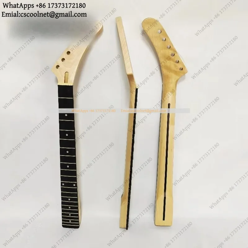 JS02 T-Shaped Banana Head Electric Guitar 6-String 22-Fret Rosewood Fretboard Canadian Maple Matte Finish