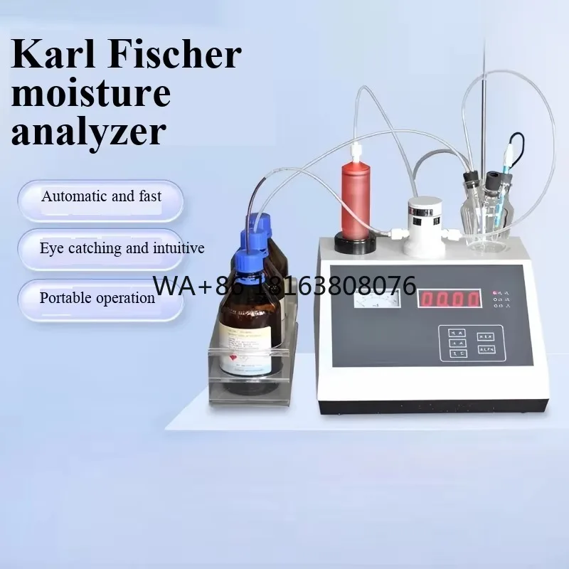 Fully Automatic Fast Karl Fischer Moisture Analyzer Capacity Method