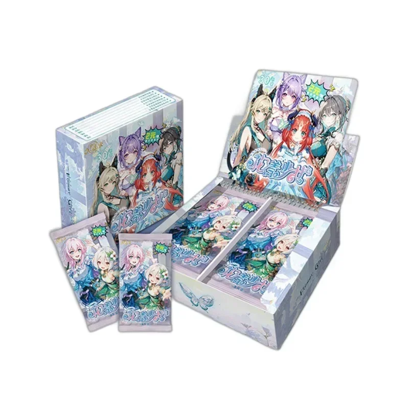 Nueva tarjeta de historia de diosa Fufeng capítulo colorido FlashCard colección de personajes de Anime juegos de cartas juguetes regalos para niños