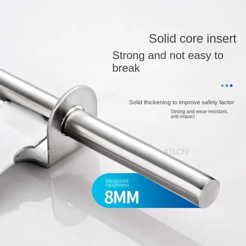 1pcs Stainless Steel Left and Right Latches Security Door Latches Heavy-duty Door Latches with Locks Security Door Latches