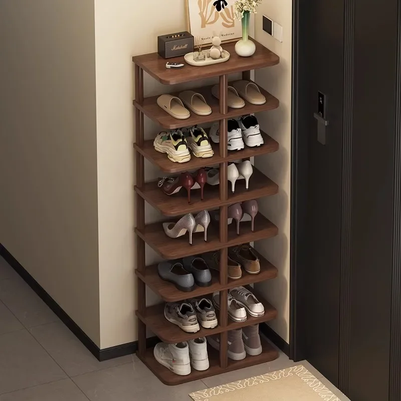 Shoe rack multi-layer household entrance indoor rental room dormitory small apartment space-saving shoe cabinet
