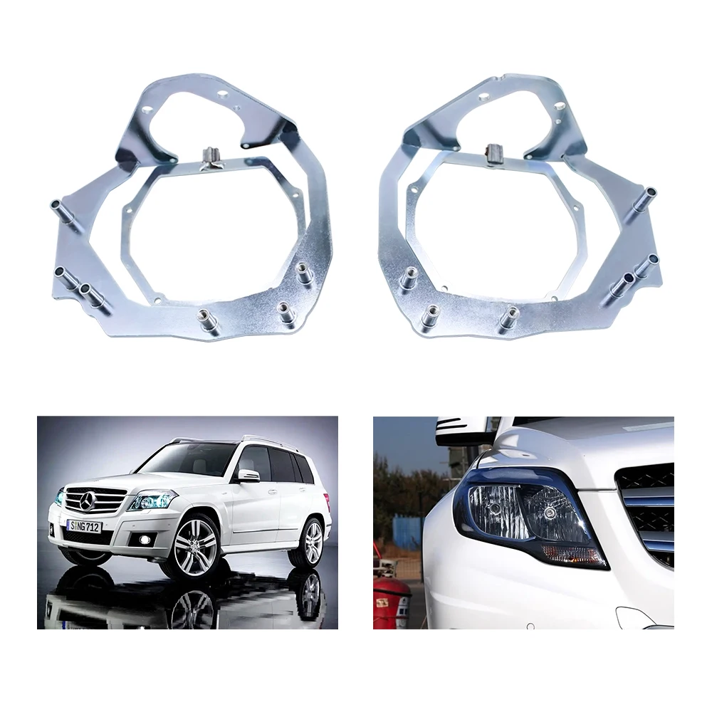 

Taochis Car-Styling Adapter Frame Headlight Bracket for Mercedes Benz GLK 2008 AFS car light retrofit upgrade holder