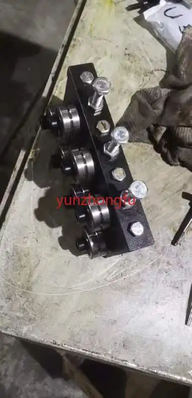 Diameter luar 54., baseplate mesin pelurus kawat baja tahan karat dengan Aksesori mesin pelurus slot V