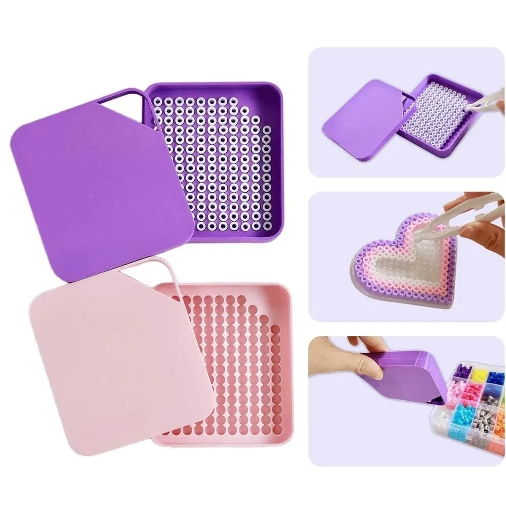 5mm Fuse Beads Picking Tray High-efficiency Perler Beads Plastic Perler Bean Picking Tray Save Time Molten Bead Sorting Pallet