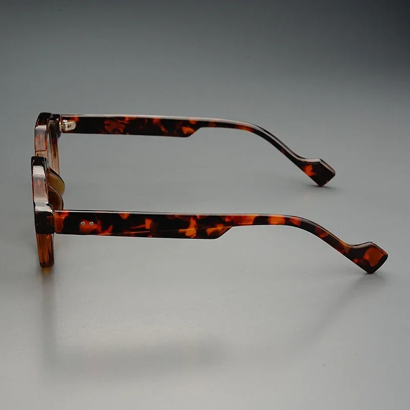 Neue modische polygonale Lesebrille, Retro-Rahmen, blau blockierend, winddicht, leicht, Outdoor-Brille für Damen und Herren – Detail 5