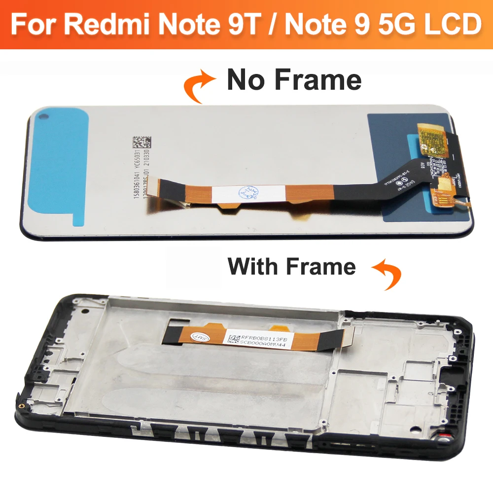 6.53'' For Xiaomi Redmi Note 9T LCD Display Touch Screen Digitizer