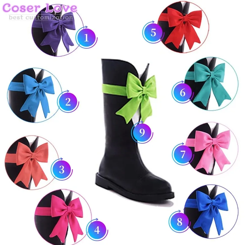 

CyLovelive Kira-kira Sensation Обувь для косплея Сапоги Карнавальная обувь для Хэллоуина и Рождества