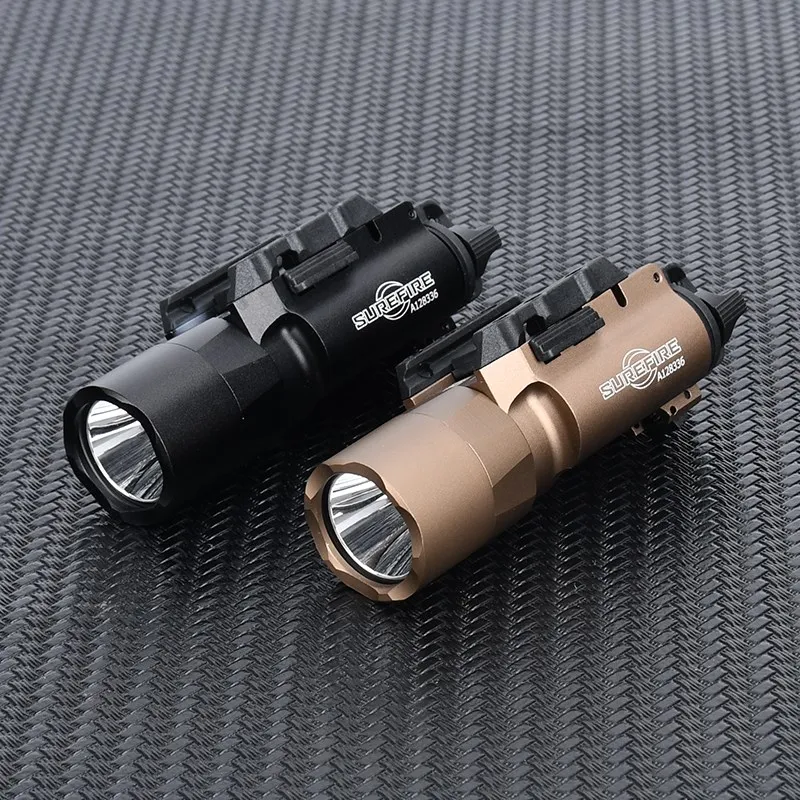 Tactical SF Surefir X300 Ultra X300U XH35 Metal Pistol Gun Strobe LED Light Fit 20mm Rail Airsoft Weapon Hunting Flashlight 