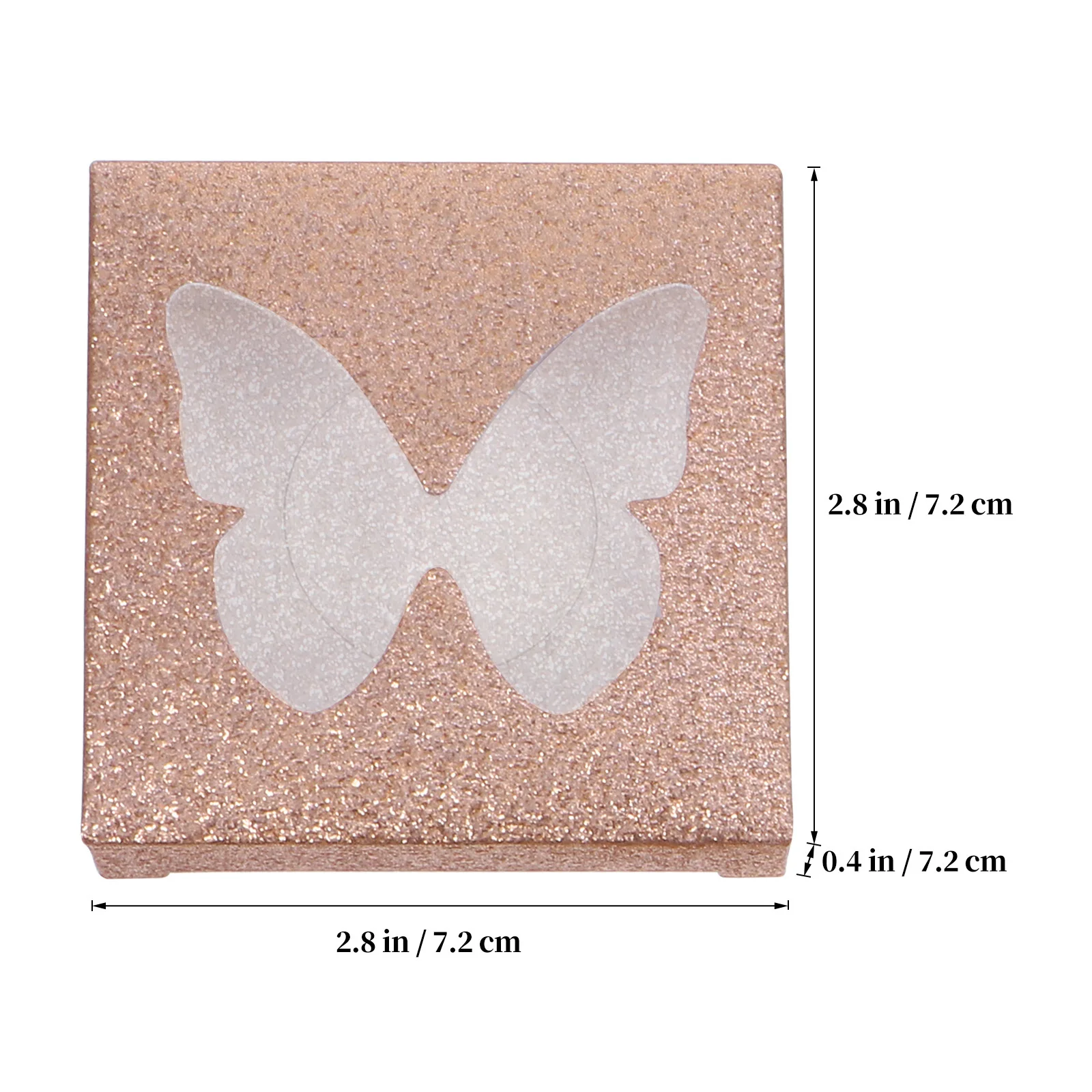 30Pcs Falsche Wimpern Lagerung Boxen Kunststoff Lash Fall Wimpern Organizer Tragbare Platz Leere Lash Halter Tablett Lagerung Box