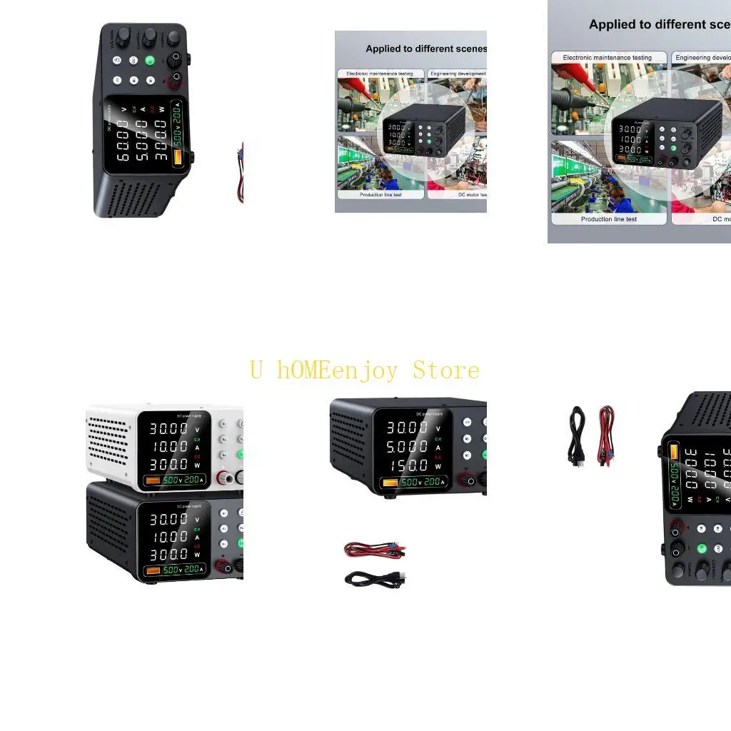 

B0KF High Precisions 4Digit Display Adjustable Power Supply with Encoders Storage a