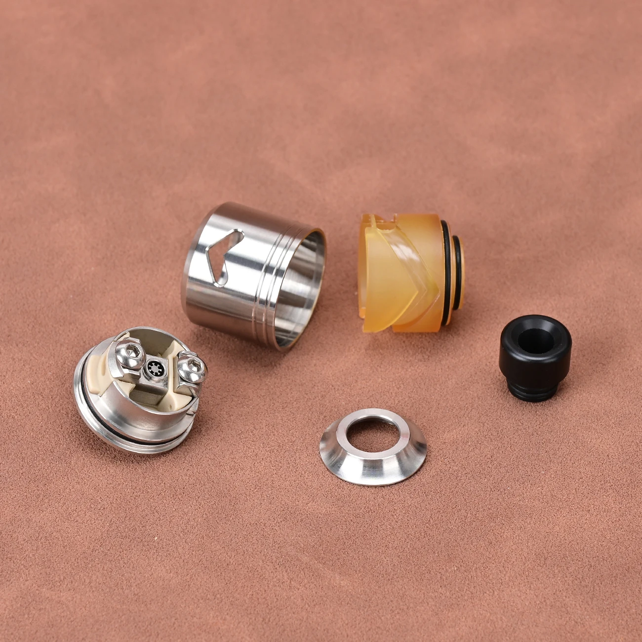 Wolfcoolvape Spica VEGA RDA Serbatoio Vape in stile 22 mm con serbatoio POM Atomizzatore serbatoio gocciolante ricostruibile