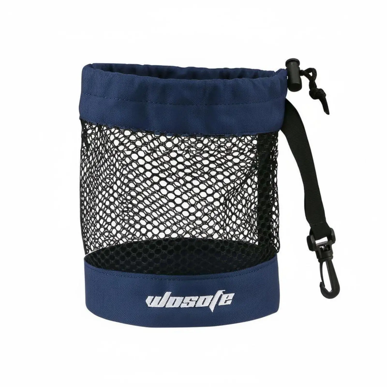 Golf Ball Net Bag with Hook Golf Ball Storage Bag Breathable Mesh Storage Sack for Golfers, Practice Range, Travel