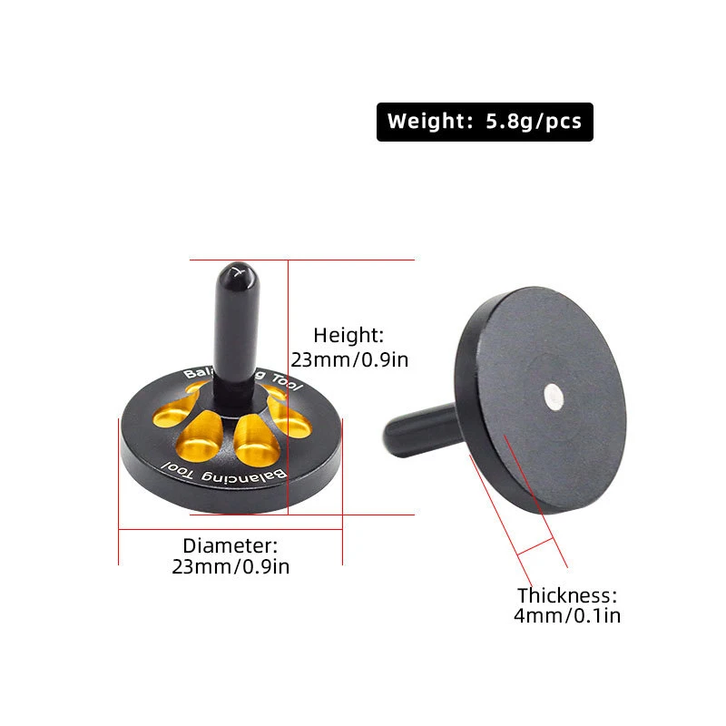 New RC Chassis Balancing Tool Top Pin Base Weight Balancer for Traxxas Axial Scale RC Car Truck Upgrade Parts